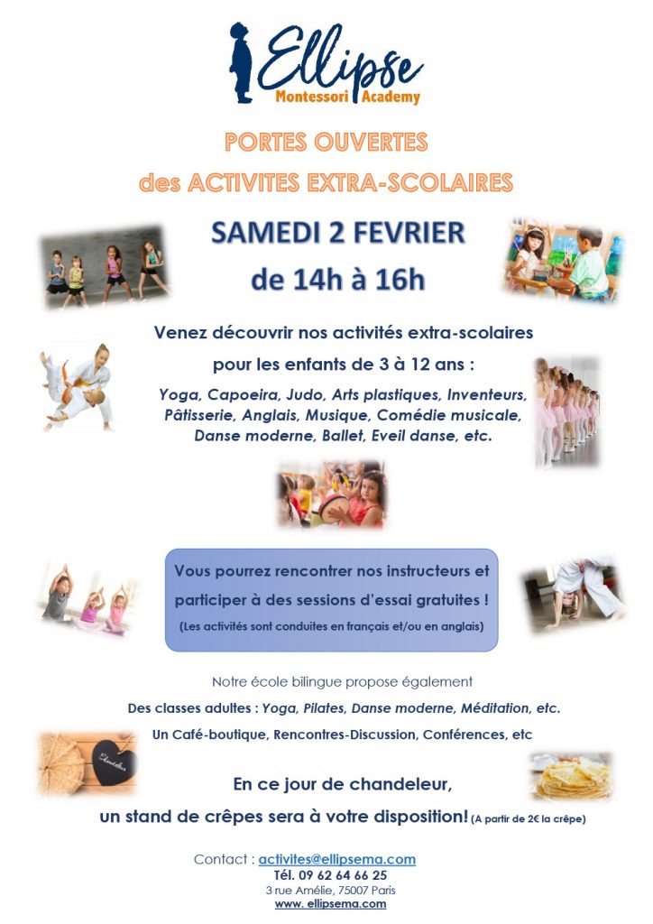 Flyer JPO extra-sco - Ellipse Montessori Academy