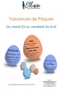 stage Pâques 2019 - Ellipse Montessori Academy