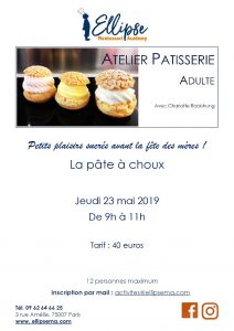 flyer pâtisserie 23 mai 2019 - Ellipse Montessori Academy