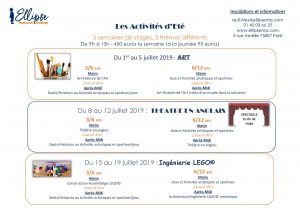 flyer été 2019 - Ellipse Montessori Academy